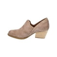 thumbnail image 3 of Bella Vita Womens Nakia Faux Suede Stacked Heels Shooties, 3 of 3