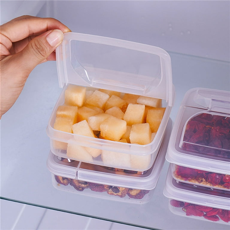 1PCS Butter Cheese Storage Box Portable Refrigerator Fruit Vegetable  Fresh-keeping Organizer Box Transparent Cheese Container