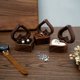 thumbnail image 2 of BröllopLoveRingBoxValnötParRingFörvaringFörpackningPresentkartongHjärtformadträlådaÖrhängenÖrhängenSmyckeskrinWhite, 2 of 5