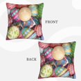 thumbnail image 3 of Bingfone Easter Eggs Linen Throw Pillow Covers Cushion Case Pocket Button Vintage Farmhouse Pillowcase For Sofa Couch Bed 20"X20", 3 of 9
