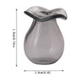 thumbnail image 3 of Tiny Vase for Cat Whisker Glass Material Elegant Design Versatile Use Cat Memorial, 3 of 8