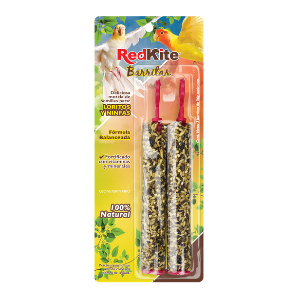 Barrita De Semillas P/Loritos Y Ninfas - 2 Pz Red Kite 2 pzs