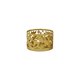 thumbnail image 2 of Portavelas de Tono Dorado, Diseño de Calado de Hierro con Cortes Geométricos, Centro de Mesa Decorativo, Adorno Ligero, 6x6x8.5 cm para Decoración del Hogar, 2 of 6