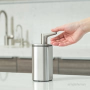 simplehuman 10 oz. Liquid Soap Pulse Dispenser, Brushed Stainless Steel