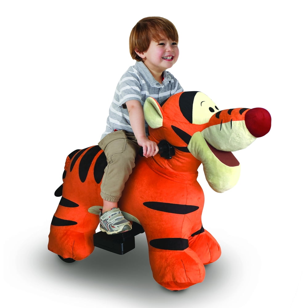 Tigger 6 Volt Plush Ride-On with Tigger's Treehouse Included! - Walmart