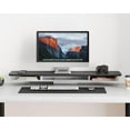 thumbnail image 2 of Monitor Stand Acrylic Dual Monitor Riser Acrylic Monitor stand with Storage Organizer for Computer Laptop Printer TV Oak, 2 of 8