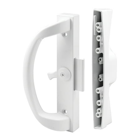 Prime Line Products C 1263 Diecast White Patio Door Handle Set