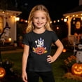 thumbnail image 2 of LILIYA Halloween Shirts for Boy Girl Funny Pumpkin Graphic Shirt Magical Top | Spooky Seaon Tops, Fall Pumpkin Tee, Casual Short Sleeve Outfits Gifts, 2 of 5