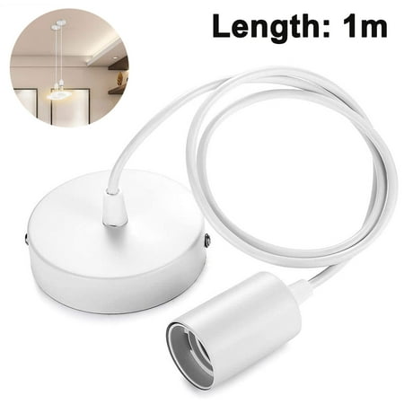 

Modern and Minimalist: E27 Lamp Sockets with Adjustable Cord for Stylish Lighting - White
