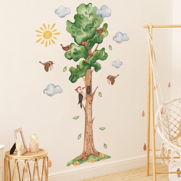 Pegatinas de árboles grandes,Pegatinas Sticker Pared De Pared Infantiles Dibujos Animados