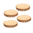 thumbnail image 1 of 4 piezas de madera natural, portavelas, accesorios de fotografía, círculos de madera para 13cmx13cmx2cm BLESIY sujetavelas, 1 of 8