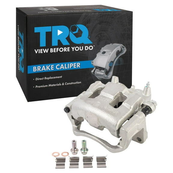 TRQ Front Right Brake Caliper w/Bracket Passenger Side Compatible with 2007-2009 Ford Edge 2007-2008 Lincoln MKX 2007-2012 Mazda CX-7