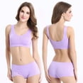 thumbnail image 4 of Sujetador cómodo para mujer, bustier clásico, push up y sin aros, paquete de 1, paquete de 4, 4 of 4