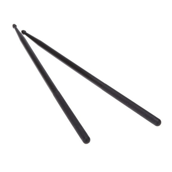 LABRIMP Jazz Drumsticks Durable Nylon 1 Pair Black 15.35 * 0.59 * 0.59Inch
