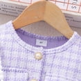 thumbnail image 6 of Mikilon Girls Long Sleeve Dress Kids Fall Peter Pan Collar Uniform Dresses 8-12 Years, 6 of 9