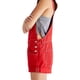 thumbnail image 2 of Pantalones Cortos Vaqueros para Mujer, de Verano Informales, Holgados, Ajustables, con Tirantes. Rojo S, 2 of 8