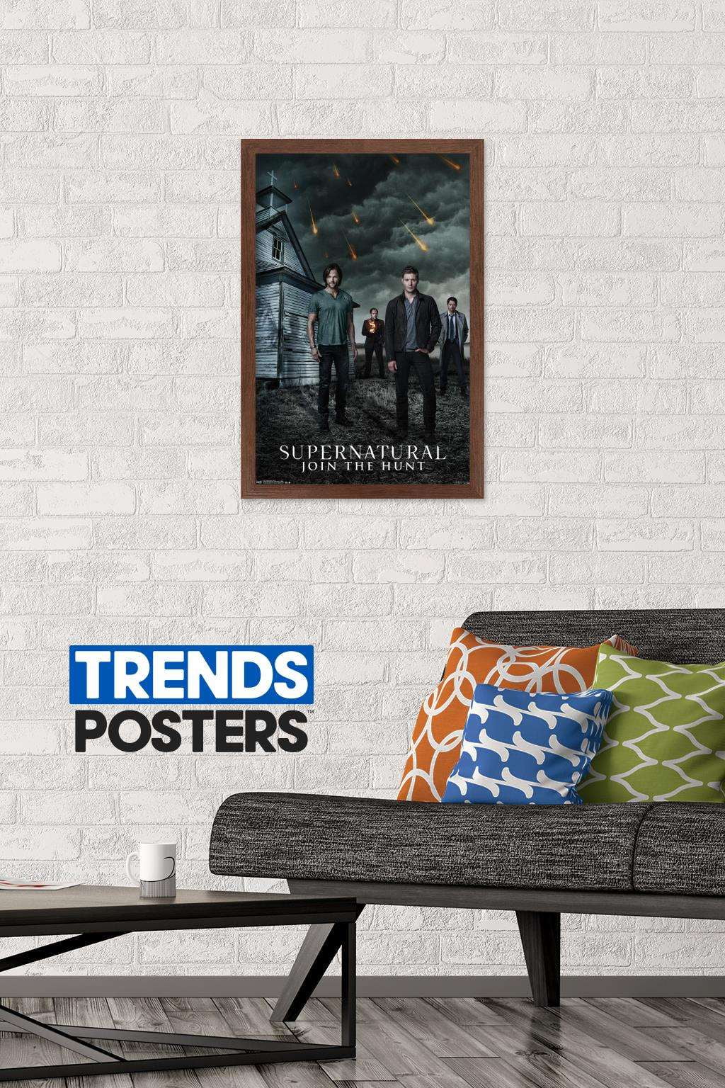 Supernatural - Church Wall Poster, 14.725" x 22.375", Framed