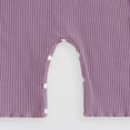 thumbnail image 4 of Hessimy Baby Girls Short-Sleeve Bodysuit Baby Girls Romper Soft Breathable(Purple, 4 of 7