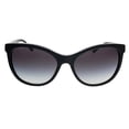thumbnail image 2 of Burberry  Plastic Womens Cat-Eye Sunglasses Black 58mm Adult, 2 of 6