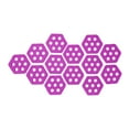 thumbnail image 4 of 12 almohadillas de tracción hexagonales para agarre de cubierta, almohadillas para surf, alfombrilla antideslizante rosa, 4 of 8