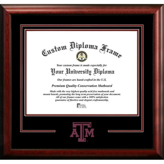 University Frames Texas A&M Aggies 16w x 12.5h Spirit Diploma Frame