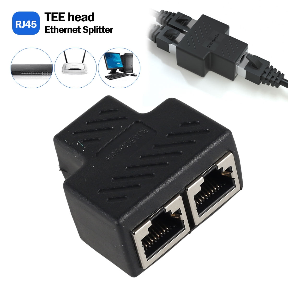 100 X pcs RJ45 Plug Cat6 Modular LAN Network Connector Internet Ethernet Cable E 