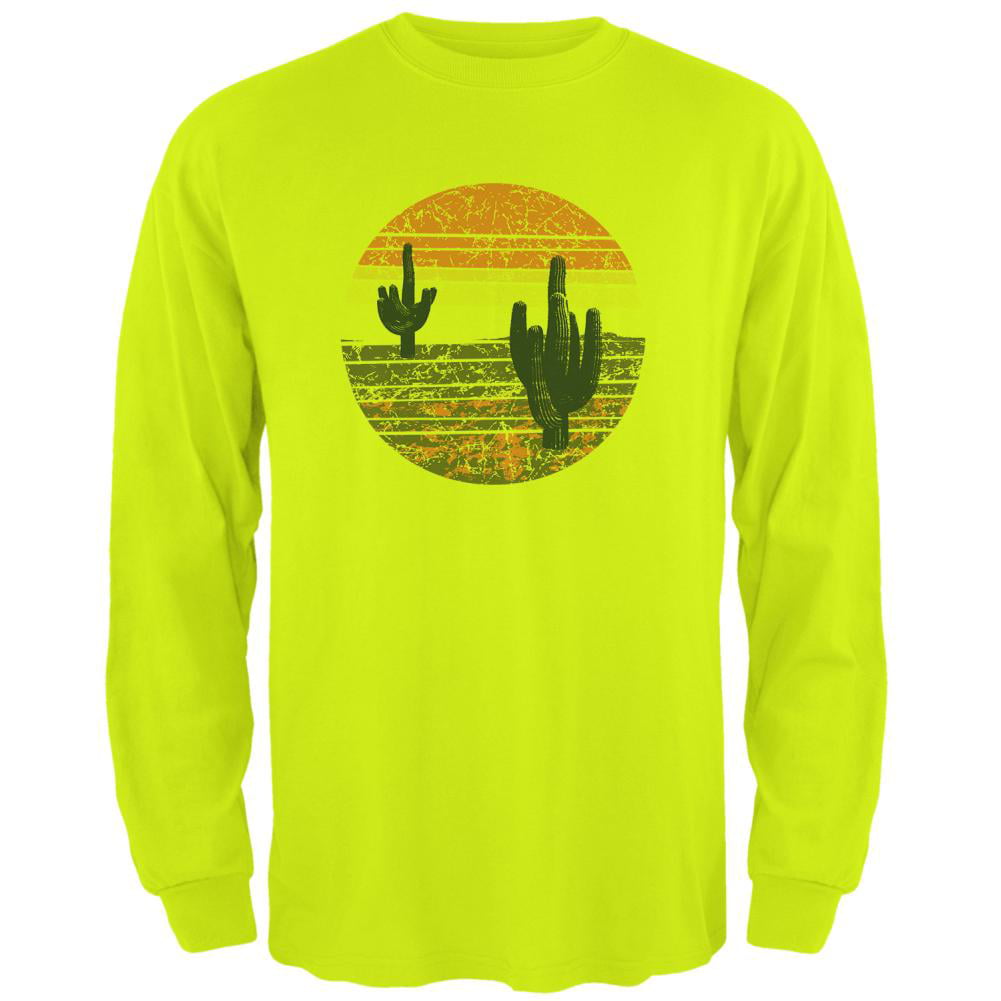 Retro Cactus Sunset Mexican Holiday Texas Sunset Party Unisex Jersey Short Sleeve Tee
