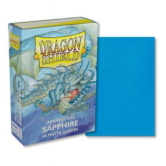 5 Packs Dragon Shield Matte Mini Japanese Sapphire 60 ct Card Sleeves Value Bundle!