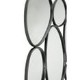 thumbnail image 5 of DecMode 54" x 35" Black Bubble Cluster Abstract Wall Mirror, 5 of 12