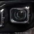thumbnail image 5 of AKKON - For Dodge Ram 09-18 LED Bar DRL & Hi/Lo Projector Housing + Light Tube Black Tail Lens, 5 of 7