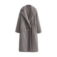 thumbnail image 4 of Uinagy Women's Sherpa Long Coat Jacket, 4 of 4