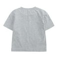 thumbnail image 5 of Hienoo Boy Girl Casual Active Outfits Solid Cotton Short Sleeve T Shirt Shorts Set, 5 of 8