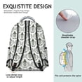 thumbnail image 5 of Pineapple Themed Laptop Backpack - Durable & Stylish for College Students, Large Main Compartment with Side Pockets, Comfortable Carry for Campus Life, 5 of 6