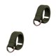 thumbnail image 4 of Sonducket Cinturón de cintura de metal de lona Reemplazo unisex Exquisito Anillo doble Ajustable Pantalones vaqueros transpirables Cinturones Type3 NO3, 4 of 6