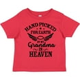 thumbnail image 3 of Inktastic Handpicked for Earth by My Grandma in Heaven Angel Wings Boys or Girls Toddler T-Shirt, 3 of 5