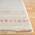 thumbnail image 3 of SAFAVIEH Alamo Warner Geometric Area Rug, Ivory/Brown, 4' x 6', 3 of 8