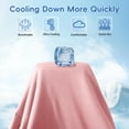 thumbnail image 6 of Yalamila Cooling Blanket for Hot Sleepers,Ultra Soft Lightweight Comforter,Summer Essential,Light Pink,Queen, 6 of 9