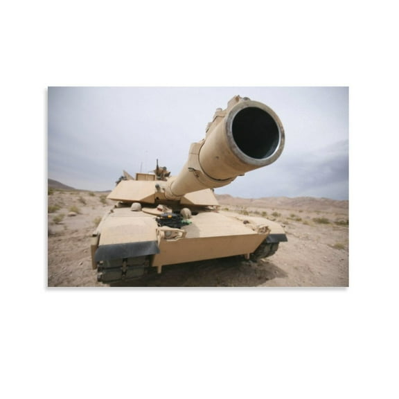Tank Military M1 Abrams Canvas Art Poster And Wall Art Picture Print Modern Family Bedroom Decor Posters,Unframe-style,12x18inch(30x45cm)