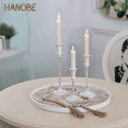 thumbnail image 5 of Hanobe Round Wood Decorative Farmhouse Centerpiece Wooden Serving Trays for Coffee Table Home Decor, 5 of 9