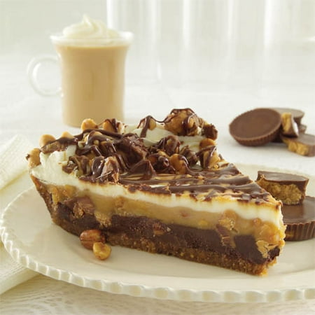 Sweet Street Sliced Chocolate Peanut Butter with Reeses Pie 4.375 lb (2