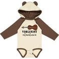thumbnail image 3 of Inktastic Funny Violin Music Violinist Gift Boys or Girls Long Sleeve Baby Bodysuit, 3 of 5