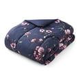 Mainstays Blue Floral 10 Piece Bed in a Bag Comforter Set with Sheets