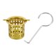 thumbnail image 1 of Strainer de cabello Uxcell, filtro de desagüe de ducha de acero inoxidable con gancho de elevación, colector de cabello y desechos, cesta de filtro de desechos dorada 1, 1 of 6