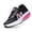 A-Black79, variant on Yuanlong Women's Sneakers Lace Up Color Block Running Shoes Fall And Winter Thick Sole Athletic Shoes