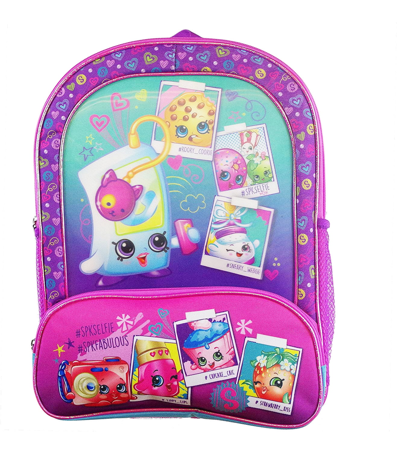 NEW Shopkins I Love SPK 10/" Backpack Preschool Girls Kids Toddler School Bag 3