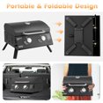thumbnail image 4 of Kadyn Camping Grill, Outdoor BBQ Grill,Outdoor Grills,2-Burner Propane Gas Grill 20000 BTU Outdoor Portable with Thermometer, 4 of 9