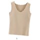 thumbnail image 3 of Sonducket Ropa interior térmica para mujer, chaleco sin costuras para Otoño Invierno, hogar, escuela, capa básica, Tops cálidos, ropa Camisetas sin mangas champán, 3 of 6