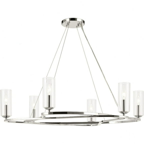 Kichler Lighting - Harpin - 6 Light Medium Chandelier-8.5 Inch Tall and 37.75