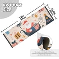 thumbnail image 5 of Yayeee Runner Rug for Bedroom 2'x6' Machine Washable Hallway Non Slip Mat, Beige Christmas Santa, 5 of 8