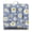 White-77, variant on Floral & Leopard Print Floor Cushion 22x22 Inch Square Pillow, Boho Chic Mix, Soft for Lounge & Reading Nook